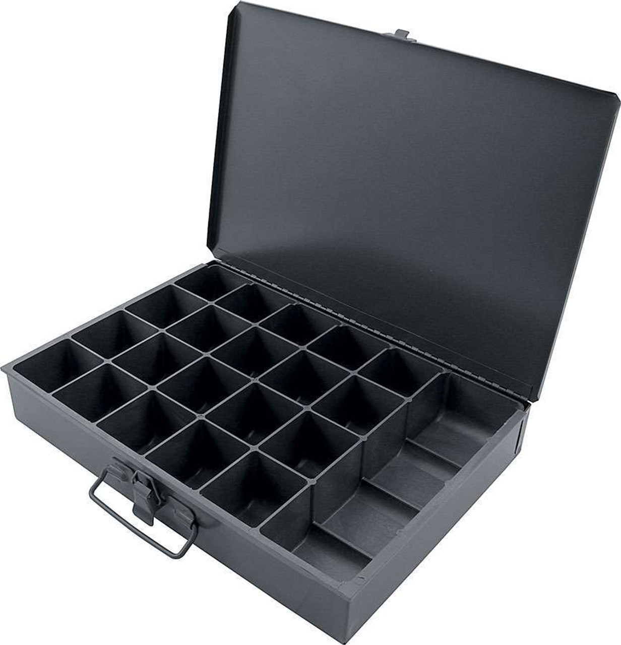 Metal Storage Case 21 Comp 9.5x13.5x2 ALL14365