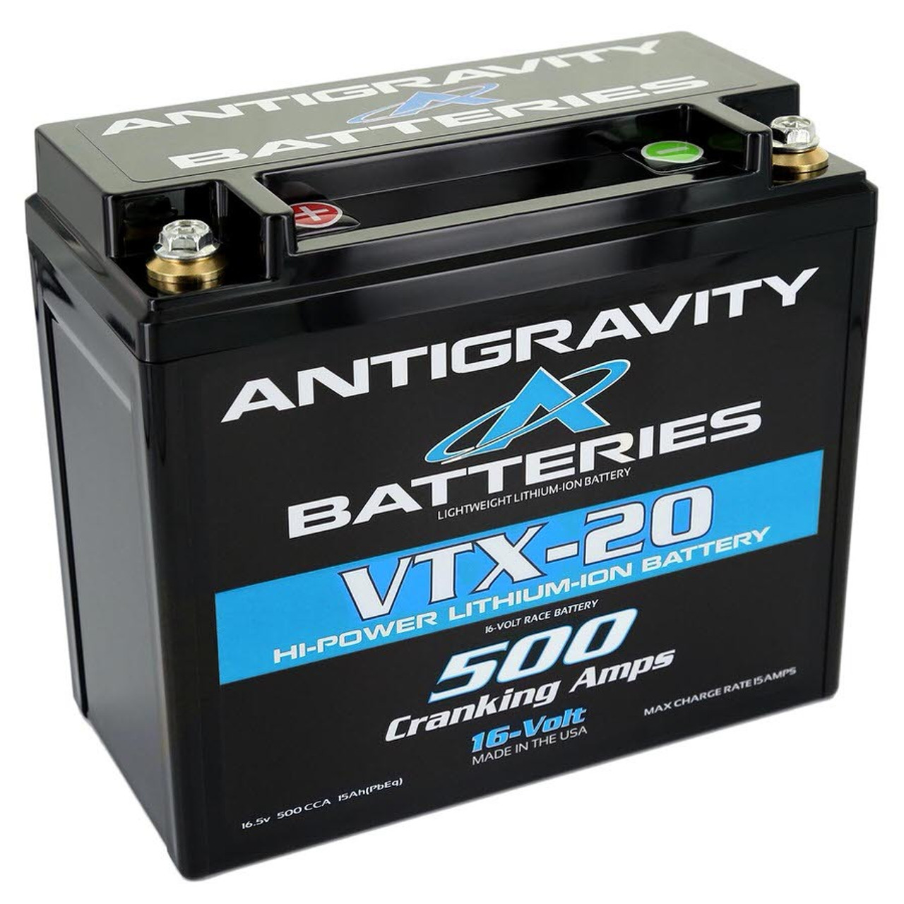 Lithium Battery 500CCA 16Volt 4.5Lbs 20 Cell ANTAG-VTX-20-R