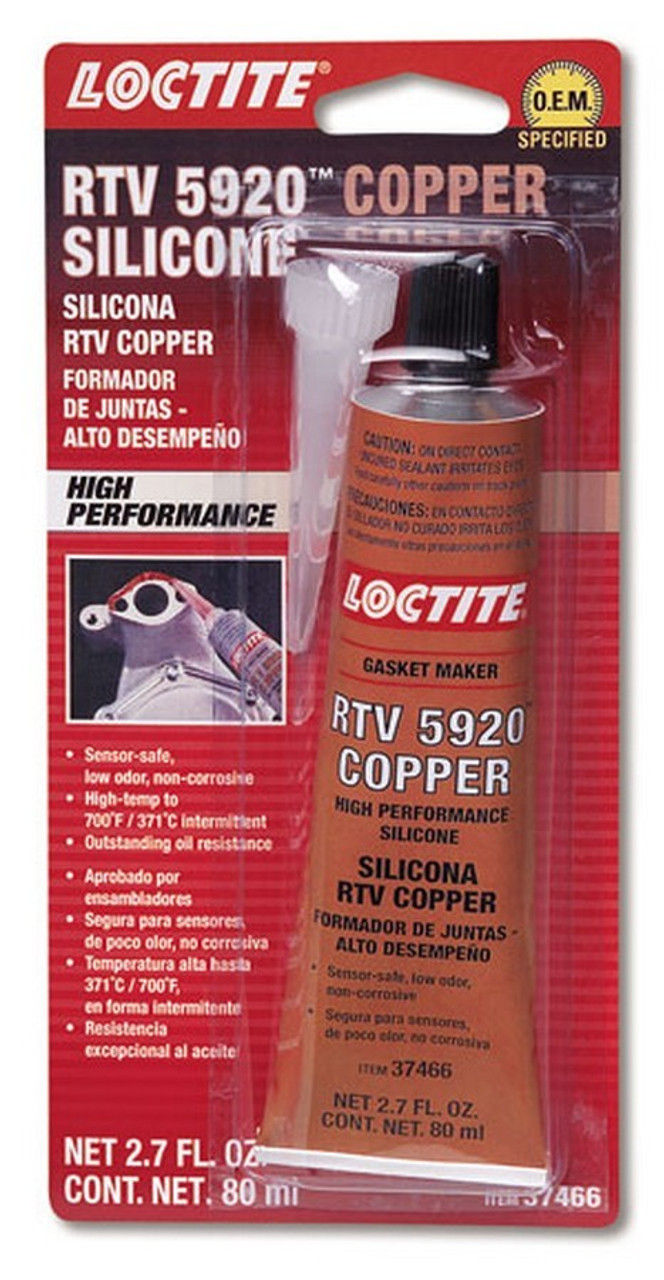 RTV 5920 Copper Silicone 80ml/2.7oz LOC491984