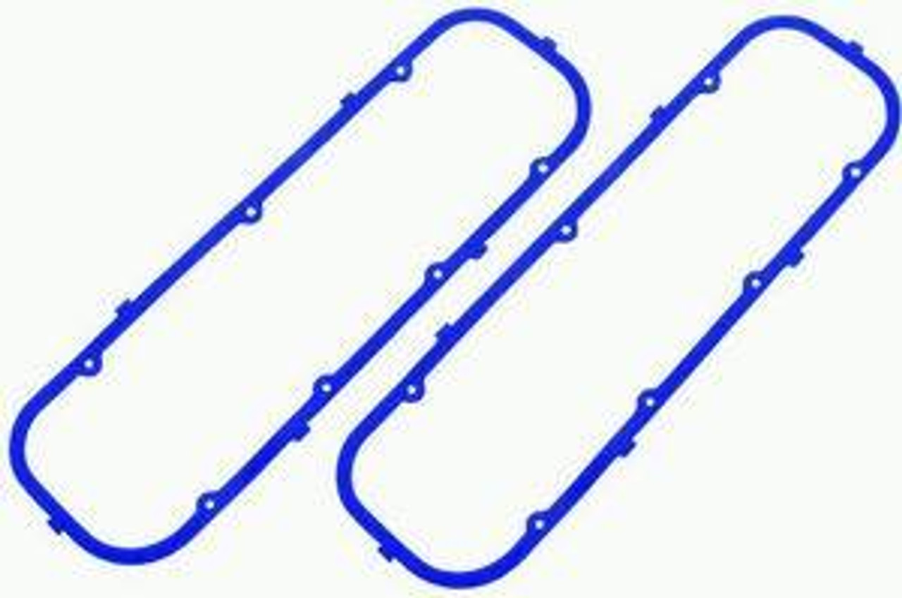 Blue Rubber BB Chevy Valve Cover Gaskets Pair RPCR7485X