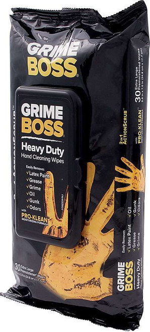Cleaning Wipes 30pk Grime Boss ALL12016