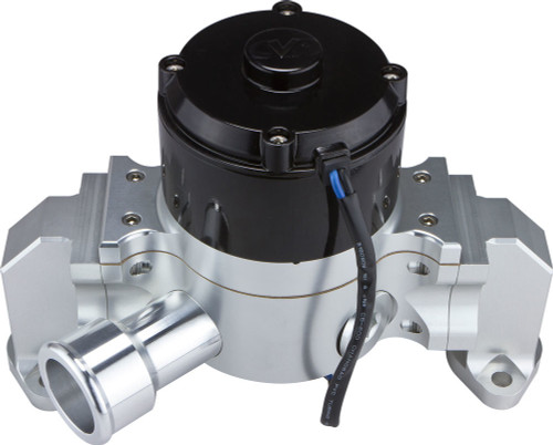 SBC Billet Alum Electric Water Pump Clear CVR8550CL