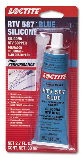 RTV587 Blue Silicone 80ml/2.7oz LOC491983