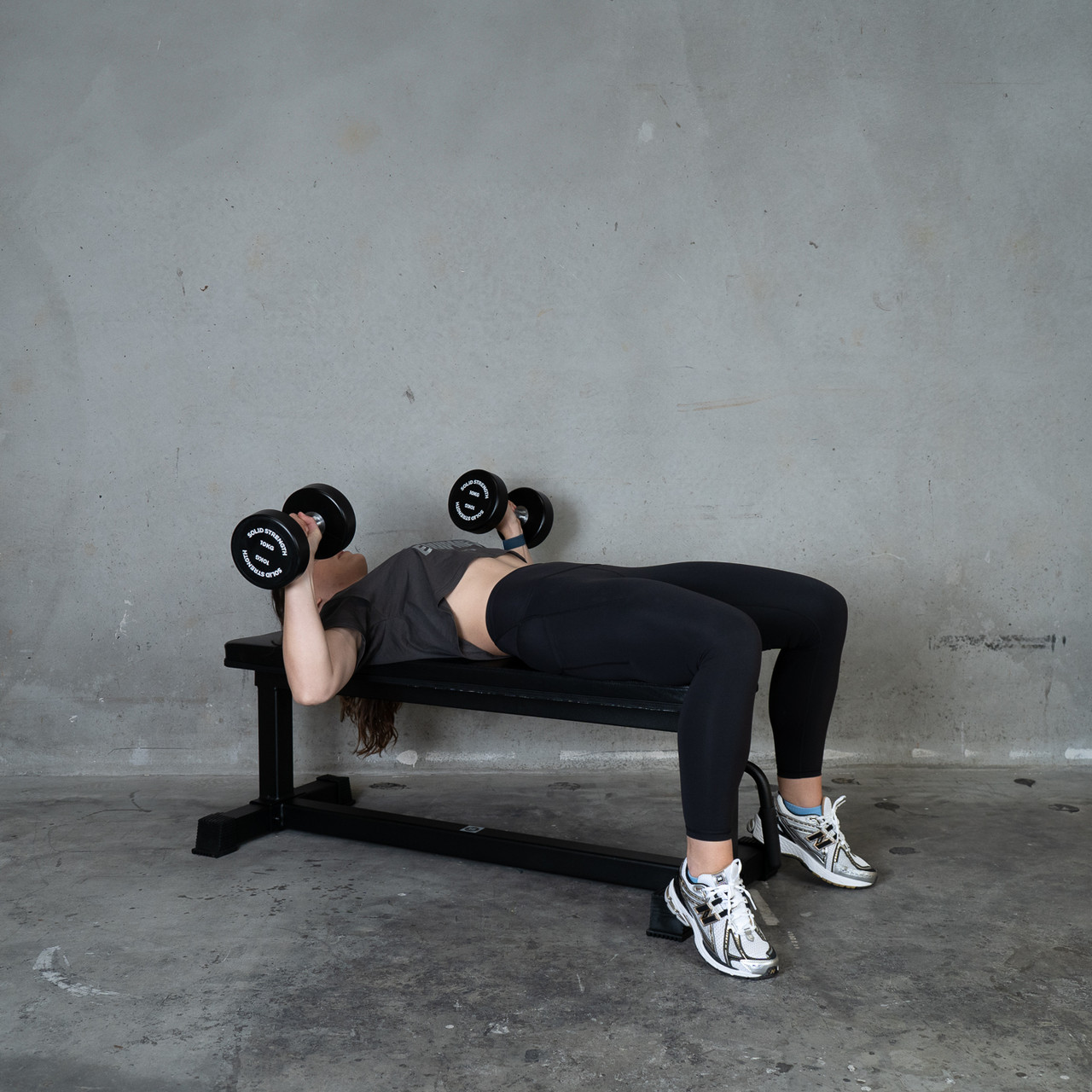 Solid Strength Flat Bench With Wheels SOLID STRENGTH EQUIPMENT