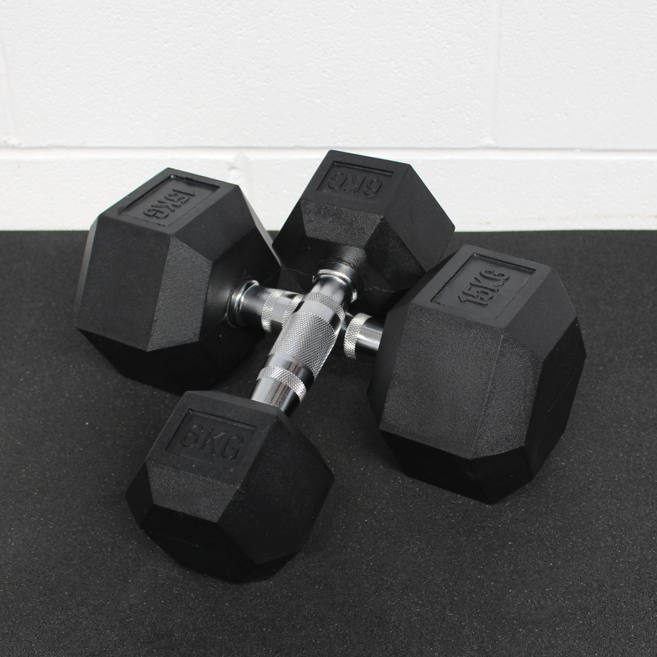 Solid Strength 9kg Hex Dumbbell (x1) SOLID STRENGTH EQUIPMENT
