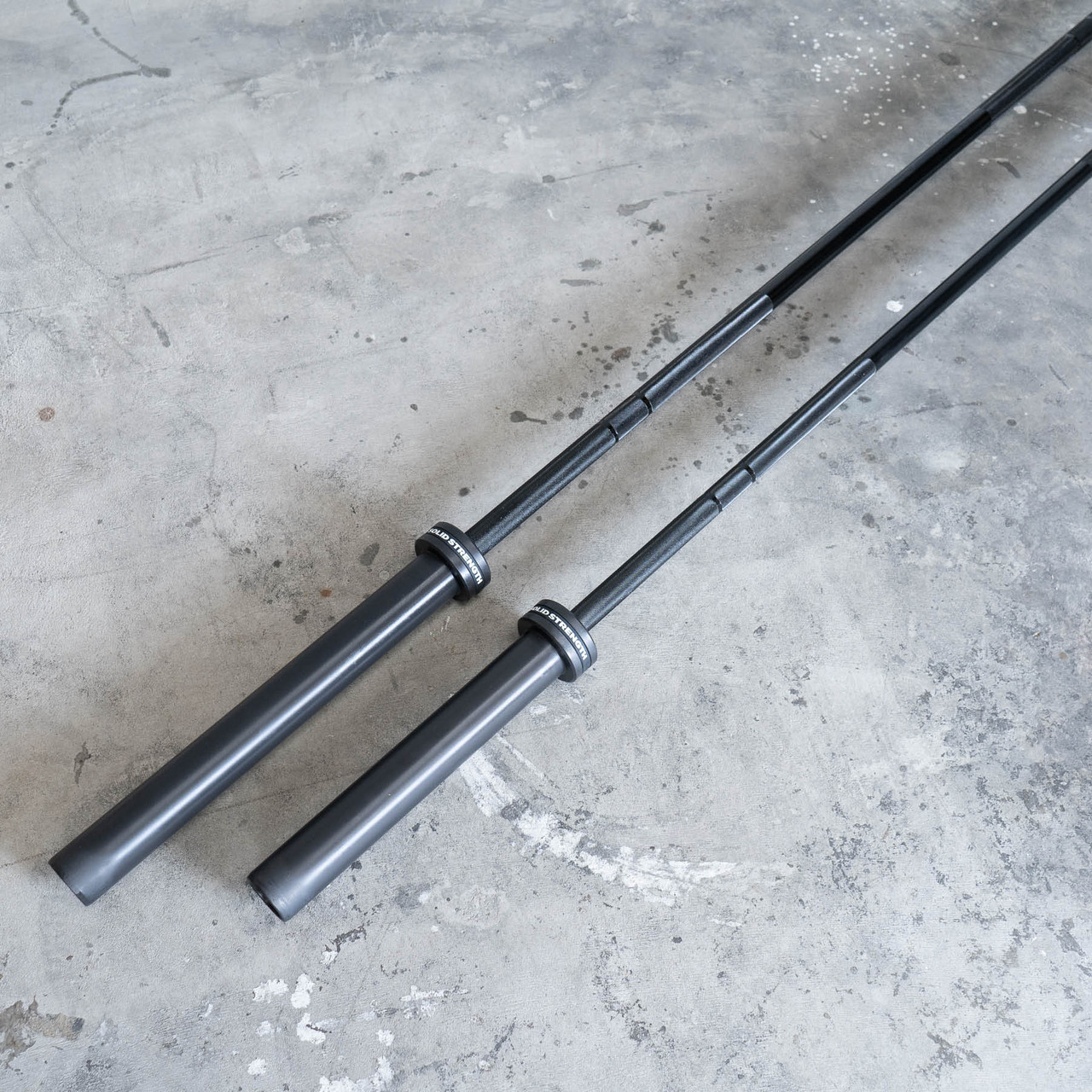 Carbon Black Barbell | SOLID STRENGTH EQUIPMENT