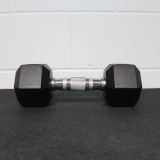 Solid Strength 12.5kg Hex Dumbbell (x1)