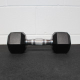 Solid Strength 25kg Hex Dumbbell (x1)