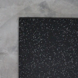 Solid Strength Easy-Clean Rubber Flooring 20mm (Black/Grey Fleck)