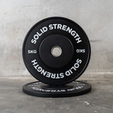 Solid Strength 100kg Colour Olympic Bumper Plate Package