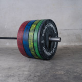Solid Strength 5kg Brushed Olympic Bumper Plates (pair)