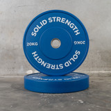 Solid Strength 20kg Colour Olympic Bumper Plates V2 (pair)