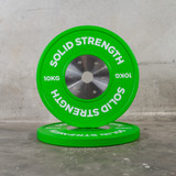 Solid Strength 10kg Competition Olympic Bumper Plates V2 (pair)