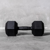 Solid Strength 2kg Rubber Coated Hex Dumbbell (x1)