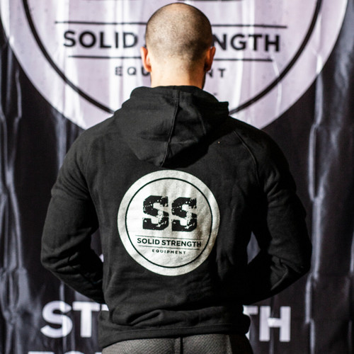 Solid Strength Unisex Zip Hoodie