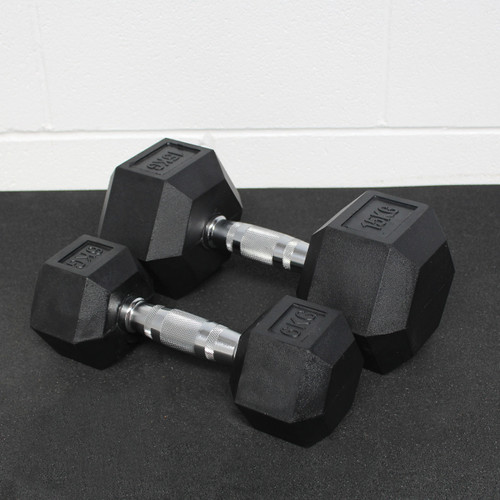 Solid Strength 1kg Hex Dumbbell (x1)