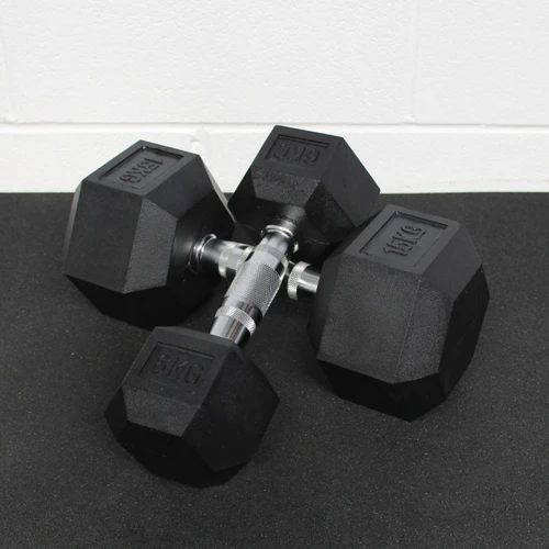 Solid Strength 12.5kg Hex Dumbbell (x1)