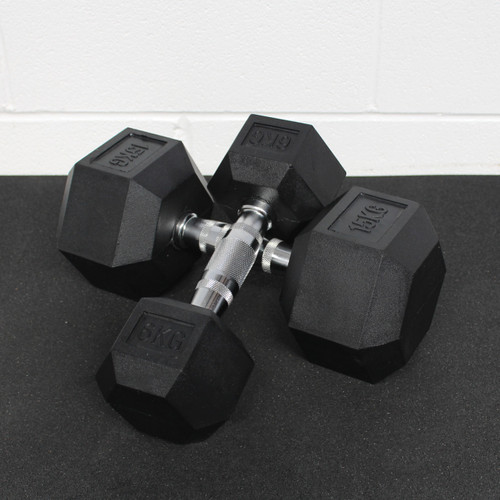 Solid Strength 42.5kg Hex Dumbbell (x1)