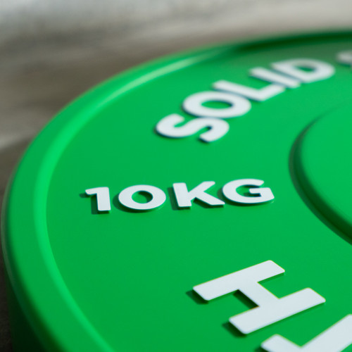 Solid Strength 10kg Colour Olympic Bumper Plates V2 (pair)