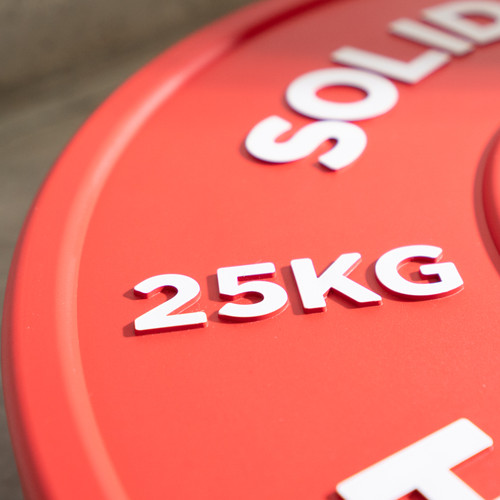 Solid Strength 25kg Colour Olympic Bumper Plates V2 (pair)