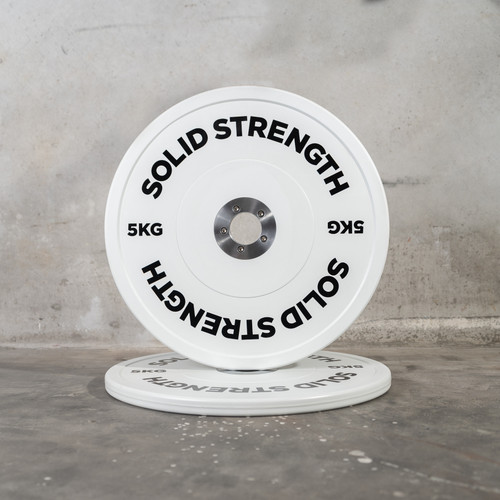 Solid Strength 5kg Competition Olympic Bumper Plates V2 (pair)