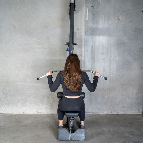 Solid Strength Goliath Lat Pull Down + Low Row Machine