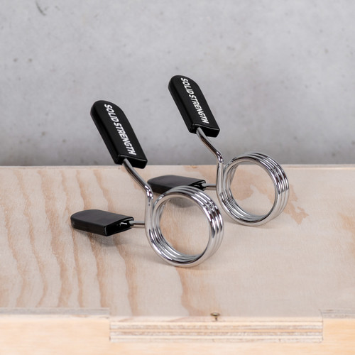 Solid Strength Olympic Spring Barbell Collars