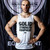 Solid Strength Mens Singlet White