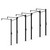 Solid Strength Goliath 3 Bay Wall Mounted Rig