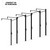 Solid Strength Goliath 3 Bay Wall Mounted Rig