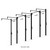 Solid Strength Goliath 3 Bay Wall Mounted Rig
