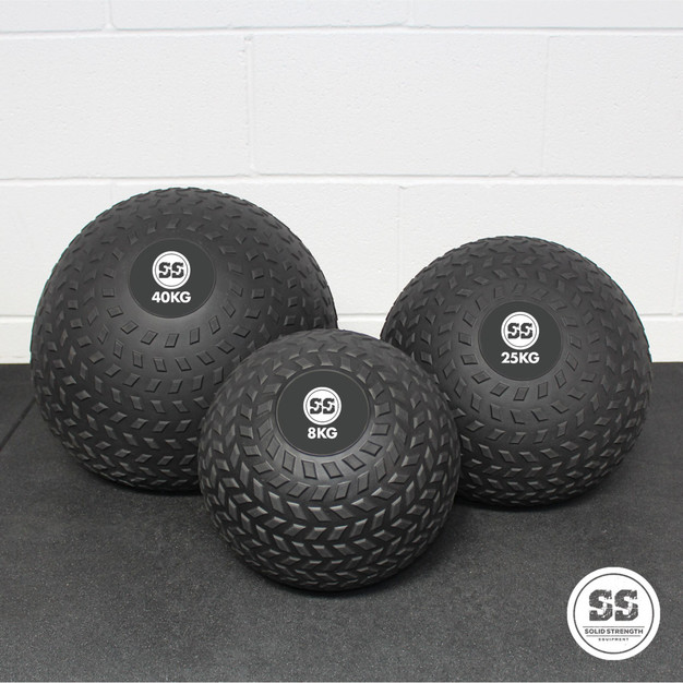Solid Strength 10kg Textured Slam Ball