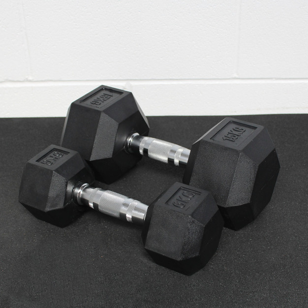 Solid Strength 7kg Hex Dumbbell (x1)