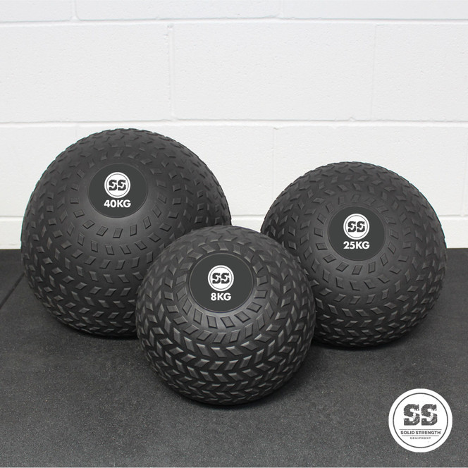 Solid Strength 10kg Textured Slam Ball