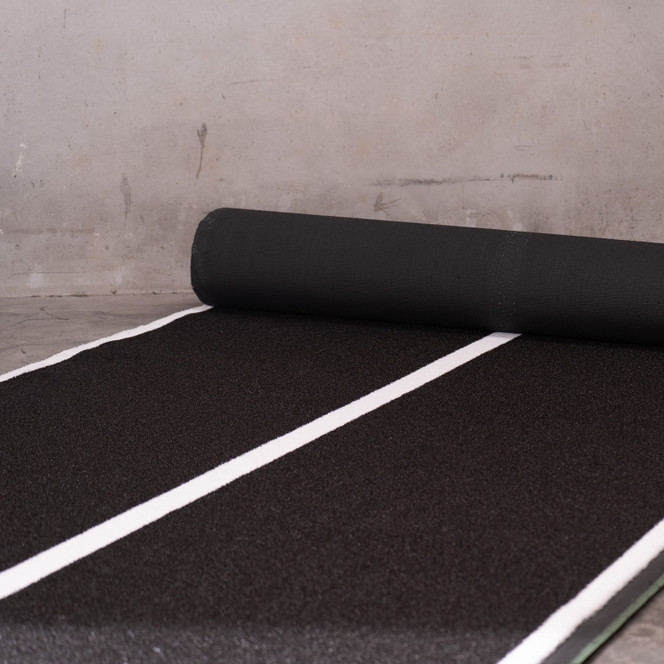 Solid Strength 16mm Gym Turf Black (25m x 2m roll)