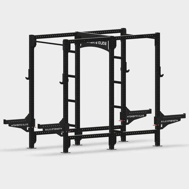 Solid Strength Goliath Power Rack (Double + Storage) | SOLID STRENGTH ...