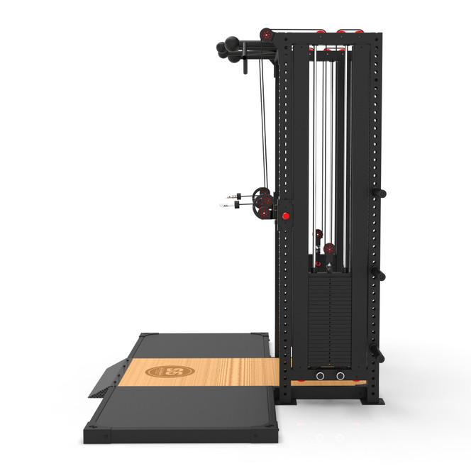 Goliath Cable Stack + Squat Rack with Platform | SOLID STRENGTH EQUIPMENT