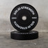 Solid Strength 25kg Black Olympic Bumper Plates V2 (pair)