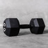 Solid Strength 7kg Rubber Coated Hex Dumbbell (x1)