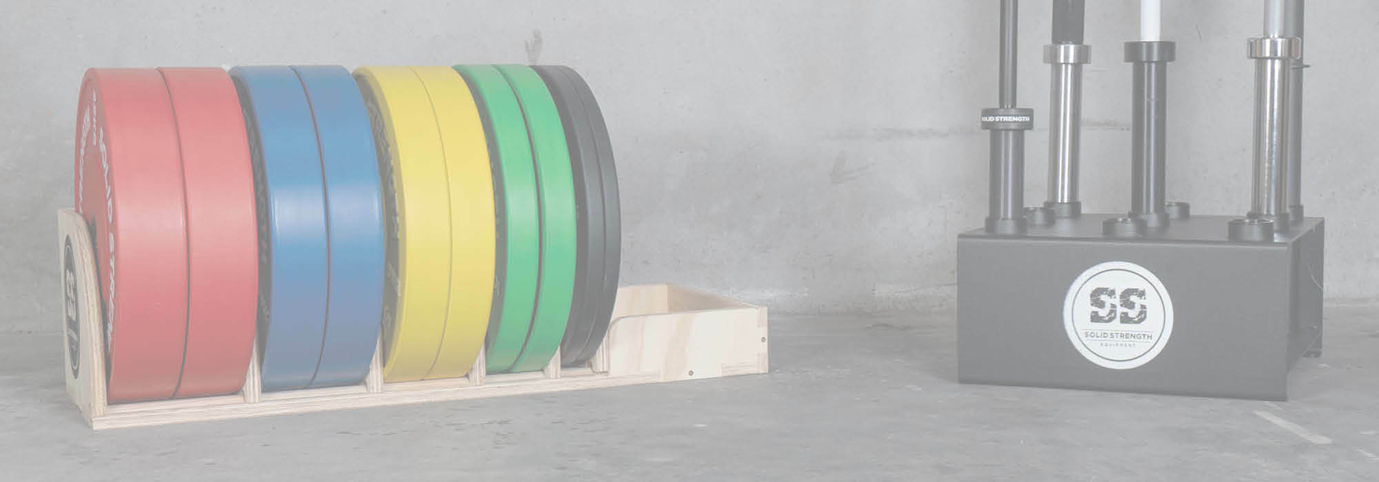 Barbell + Plate Storage