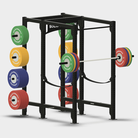 Goliath Frame Rack Solid Strength Goliath Power Rack — Single + Storage - SOLID STRENGTH ...