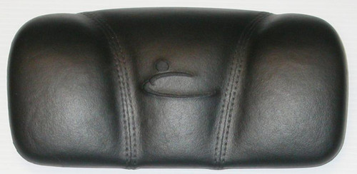 12810 Dynasty Head rest/pillow, small black, stitched, may have 1868 on back.