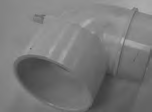 11593, Drain, 200 GPM, Luma-Flo, 2 - 1/2 S 90 Degree Ell