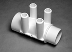 10421, Manifold, Water, 2 s x 2sp x (4) 3/4 sb