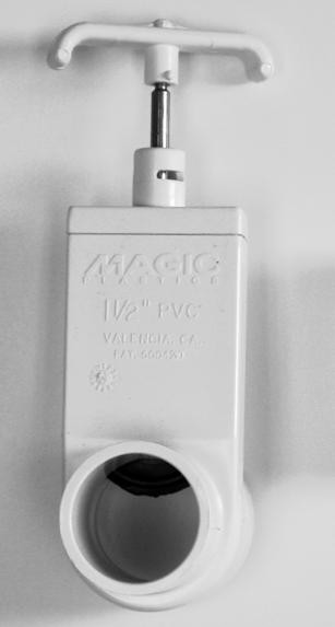 11488, Valve, Gates, 1 - 1/2 Slice, Slip To Street w/Keeper, D