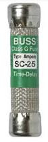 Hot Tub Fuse, Class G, Time Delay, 25amp