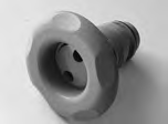 10618, Jet, Poly, Textured, 5 Scallop, Pulsator, Standard, Gray