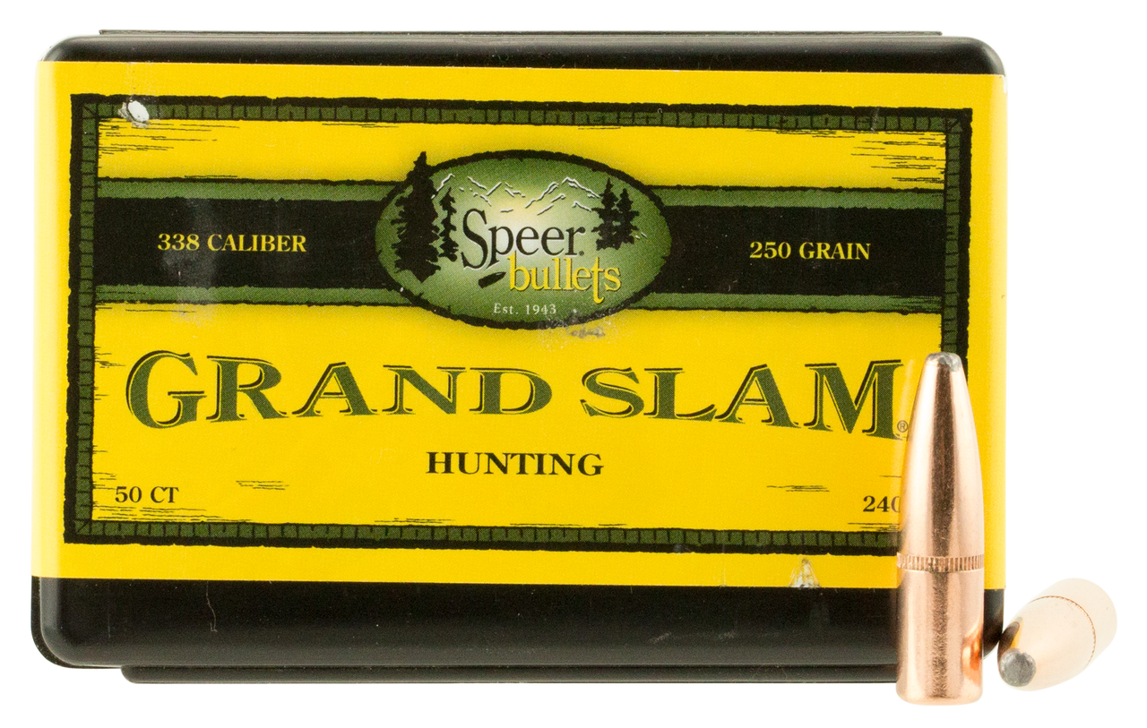 Speer Ammo Grand Slam, Speer 2408 Bull .338 250 Grandslam 50/5