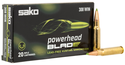 Sako (beretta Usa) Powerhead, Sako Jas-phb308w/162b   308win 162g Pwr Blde 20/10