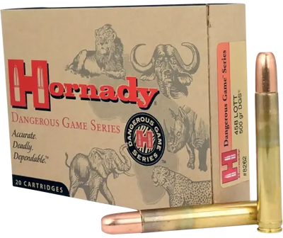 Hornady Dangerous Game, Horn 8262  Dngrs Game  458lott 500 Dgs      20/06